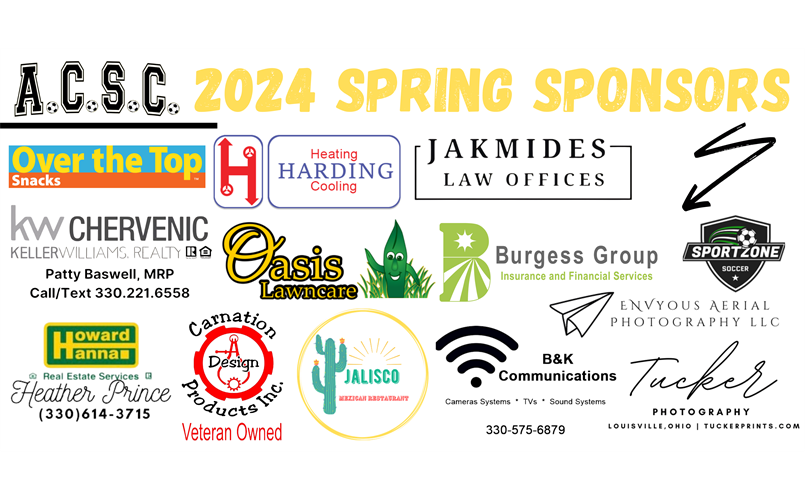 ACSC 2024 Spring Sponsors 